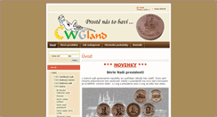 Desktop Screenshot of cwgland.cz
