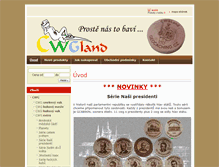 Tablet Screenshot of cwgland.cz